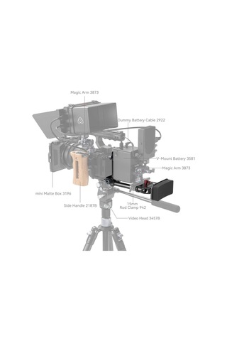 Smallrig 4063b Kompakt V-mount Plaka Sistemi