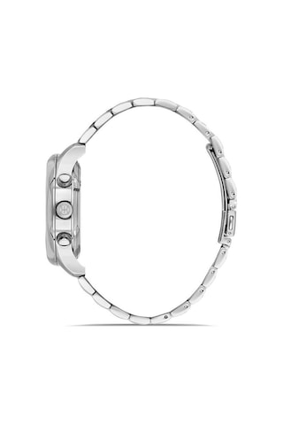 Hıslon Tm113s-02ss Safir Cam Çelik Erkek Kol Saati