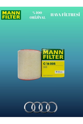 Mann Fılter C16005 Hava Filtresi Audi 2011üzeri A6-3.0 Tdi