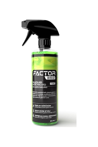 Factor 360 X Liquid Sıvı Lastik Parlatıcı 500 Ml