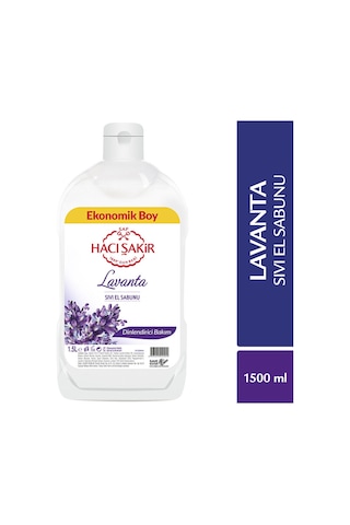3 Adet Hacı Şakir Sıvı Sabun Lavanta 1500 Ml