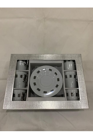 6 Kişilik Türk Kahvesi Modern Platin Serisi