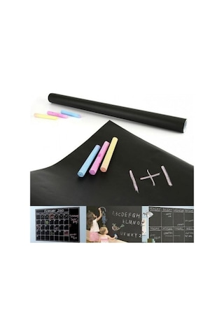 Yapışkanlı Kara Tahta Sticker Blackboard (328164508)