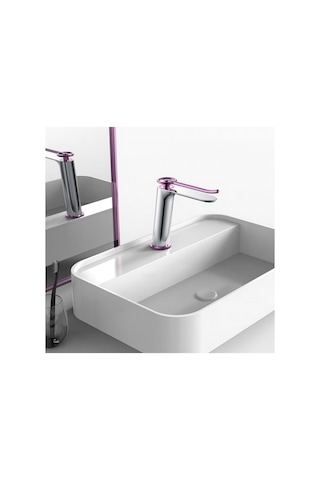 Fa-5011p Krom & Mor Lavabo Bataryası Krom
