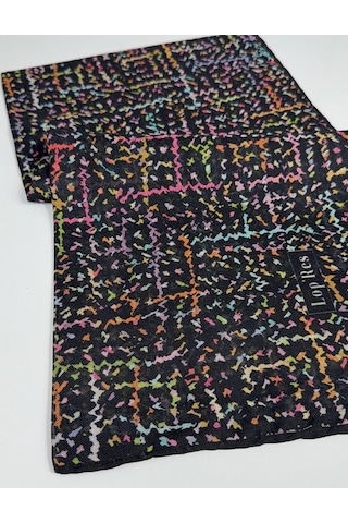 Lop Soft Pamuk Eşarp-06305 Siyah