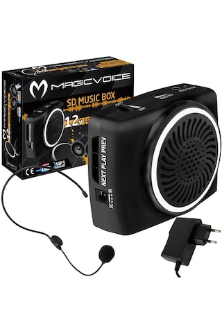 Magıcvoıce Mv-17450 Usb+sd Kart Girişli Şarjlı Mini Seyyar İmam Ve Rehber Amfisi