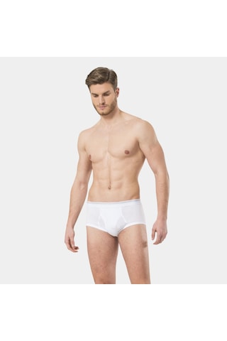 Türen Erkek Ribana Kemerli Slip 120/beyaz Beyaz