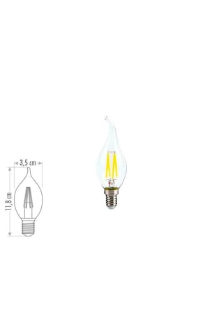 Ct -4064 7w Gün Işığı 10 Adet Led Flament Kıvrık Buji