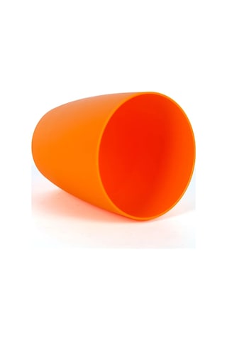 Turuncu Orkide Saksısı Dekoratif Dış Saksı 1 Adet- 12 Pot Şeffaf Orkide Üretim Saksısı Hediyeli Turuncu Saksı