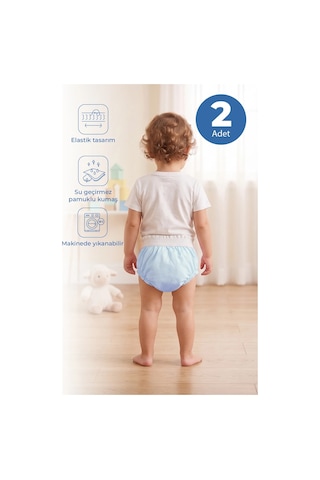 Babyjem Alıştırma Külodu 2li Set 2 Yaş Mavi