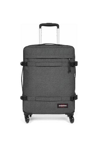 Eastpak Transit'r 4 S Black Denim Siyah Valiz Kabin Boy Siyah