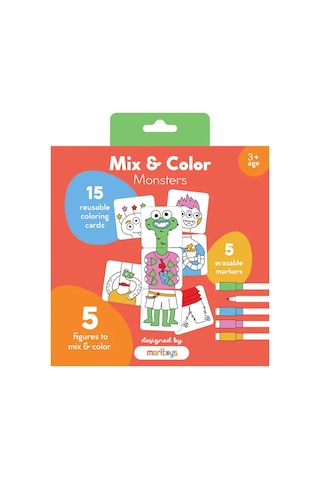 Moritoys Mix & Color : Monsters Karıştır Renklendir Canavarlar Puzzle