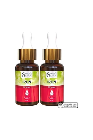 Nature's Supreme Iron 30 Ml 2 Adet