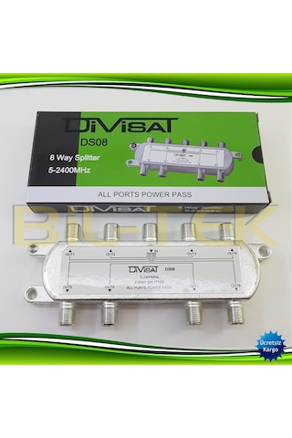 Divisat 1 Giriş 8 Çıkış 1/8 Splitter 5-2400