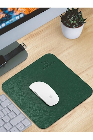 Gimarz Gimarz 25x25 Yeşil Deri Fare Altlığı 215012065