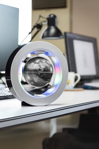 Büro Ev Ofis Hediyesi İçin 8cm Led Işıklı Dünya Manyetik Yer Küre Diğer