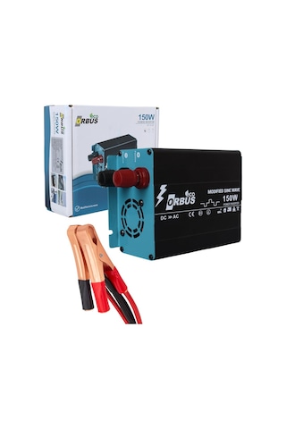Orbus Orb-150M 12 Volt - 150 Watt 220 Volt Akü Maşalı Modified Sinus Inverter