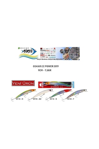 Maket Balık Oskar Cc Power 9 Cm 7,5 Gr Renk:2019a