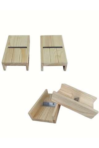 El Yapımı Ahşap Sabun Kesme Makinesi, Keskin Bıçaklı Sabun Ve Mum