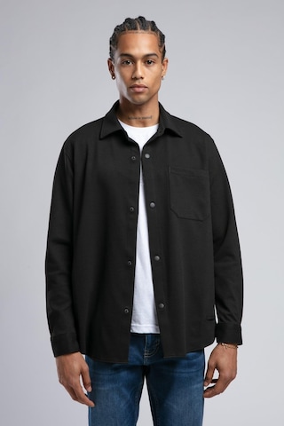 Lee Cooper Erkek Bertaus Örme Uzun Kol Gömlek 241018 Siyah Siyah