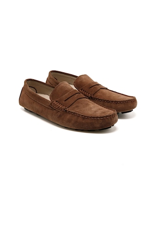 Oxford Klasik Erkek Tz-14553 John May Wood Süet Kahverengi Süet