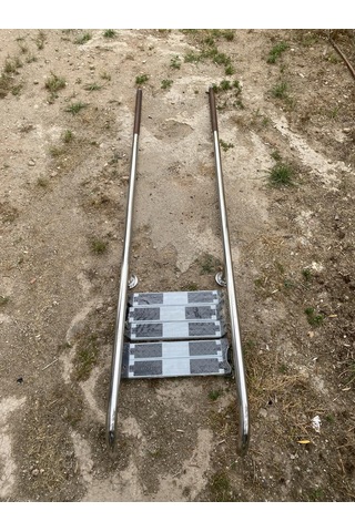 Astral Pool Elegance Ahşap Saplı 4 Basamak Havuz Merdiveni