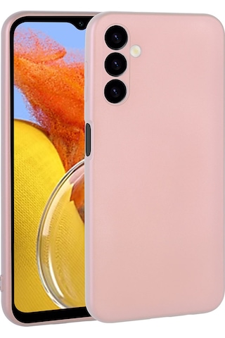 Zore Galaxy Uyumlu M14 Kılıf Premier Silikon Kapak - Rose Gold Rose Gold