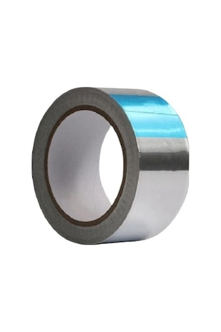 BayTaş Alüminyum Folyo Yanmaz Soba Baca Bant 4.8mm*40 Metre