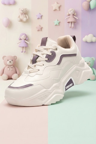 Dark Seer Kids Ds K 2110 Sneaker 2025 Kız Çocuk Bej-mor