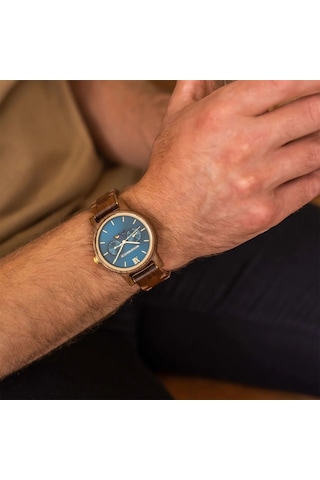 Woodwatch Ww-cl-srw Seafarer Ahşap Erkek Kol Saati 40 Mm