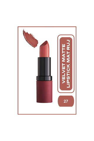 Golden Rose Velvet Mat Ruj 27