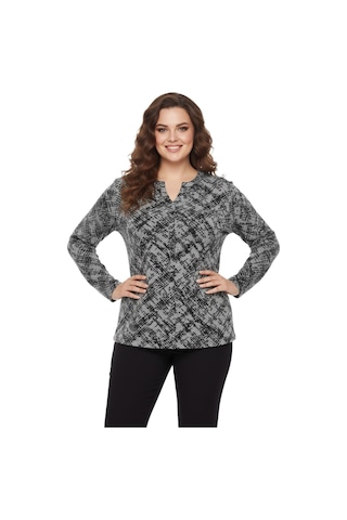 Wearon Kadın Yumoş Düğmeli Modelli Bluz Bgl-st05135 Gri