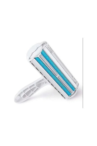 Pet Tarak Fırçalar Pet Saç Remover Çift Taraflı Fırça Yapıştırma Cihazı Çok Fonksiyonlu Pet Epilasyon Fırça Mavi