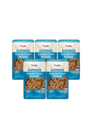Yayla Karabuğday Penne 400 Gr X 5 Adet