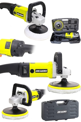 Dragro GRZ-plsj4200 Sarı 4200 W Bakir Sargili 6 Kademe Devir Ayarlı Polisaj-Zımpara-Makinası