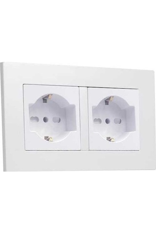 Pazly Suntek Standart Prizi Plakası Polikarbon İtalyan Elektrik Duvar 16a