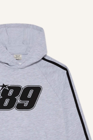 Defacto Erkek Çocuk Kapüşonlu Baskılı Sweatshirt F1967a825augr400 Gri