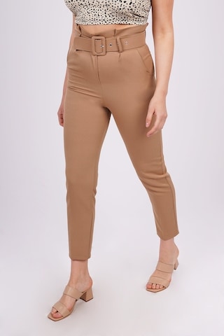 Gabria Kadın Bel Kemerli Pantolon Camel