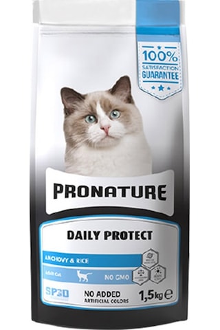 Pronature Daily Protect Hamsili Yetişkin Kedi Maması 1500 G