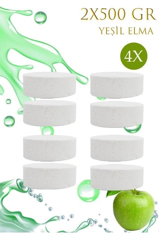 Nem Alıcı Rutubet Ve Küf Önleyici Yedek Tablet Yeşil Elma 2x500 4'lü