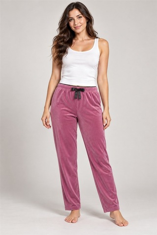 Mavera Mv07 Kadın Pembe Uzun Pijama Altı Pembe - 938666738 Pembe - 938666738 PEMBE