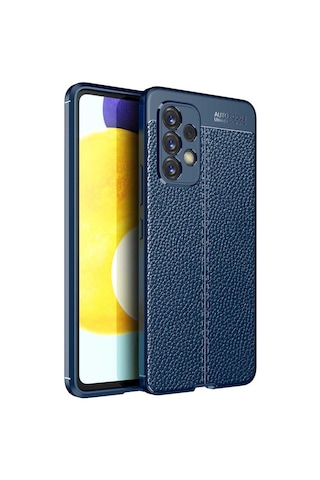 Samsung Uyumlu Galaxy A73 Kılıf Zore Niss Silikon Kapak Lacivert