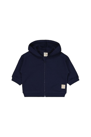 Civil Baby Civil Basic Timeless Kapüşonlu 6-18 Ay Hırka - Lacivert