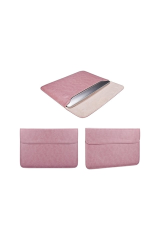 Zsykd Pu01s Pu Deri Yatay Görünmez Manyetik Toka Laptop Iç Çanta 13.3 Inç Dizüstü Bilgisayarlar Pembe Yurt Dışından