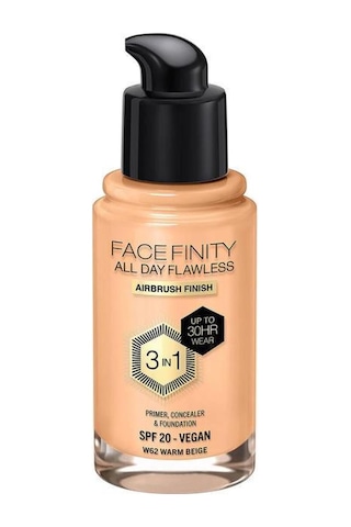 Max Factor Facefinity 3in1 Fondöten No: 62 Warm Beige 0