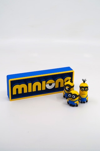 Minions Figür Ve Logo Seti
