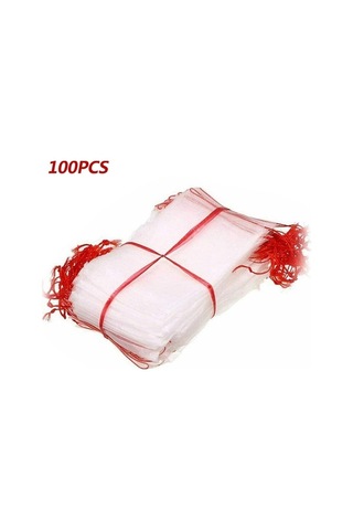 Tongxida 100 Adet 10x15 Cm Nilon Çanta, Bahçe Engeli Ağı, Haşere Ve Kuş Koruyucu