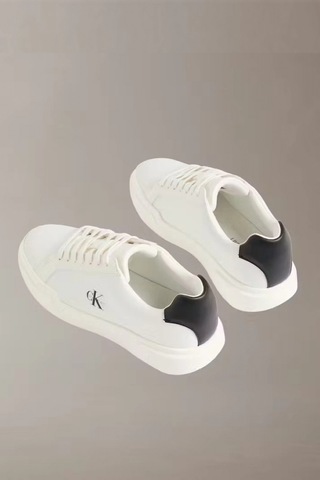 Calvin Klein Chunky Cupsole Bağcıklı Deri Kadın Siyah Sneaker Yw0yw01947-06x Siyah