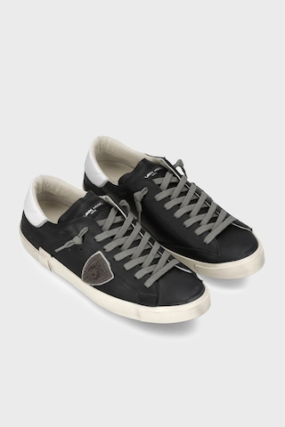 Philippe Model Deri Logolu Sneaker Ayakkabı Erkek Ayakkabı Prluv039 Siyah-beyaz SİYAH-BEYAZ