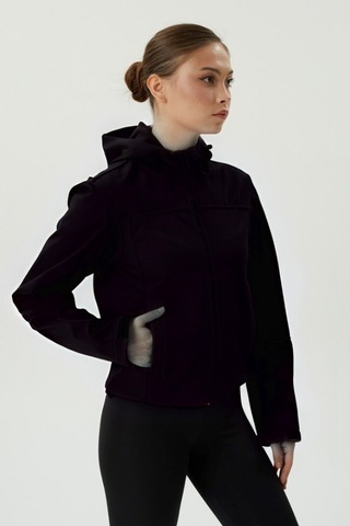 Exuma Kadın Siyah Softshell Mont 2421192 Siyah